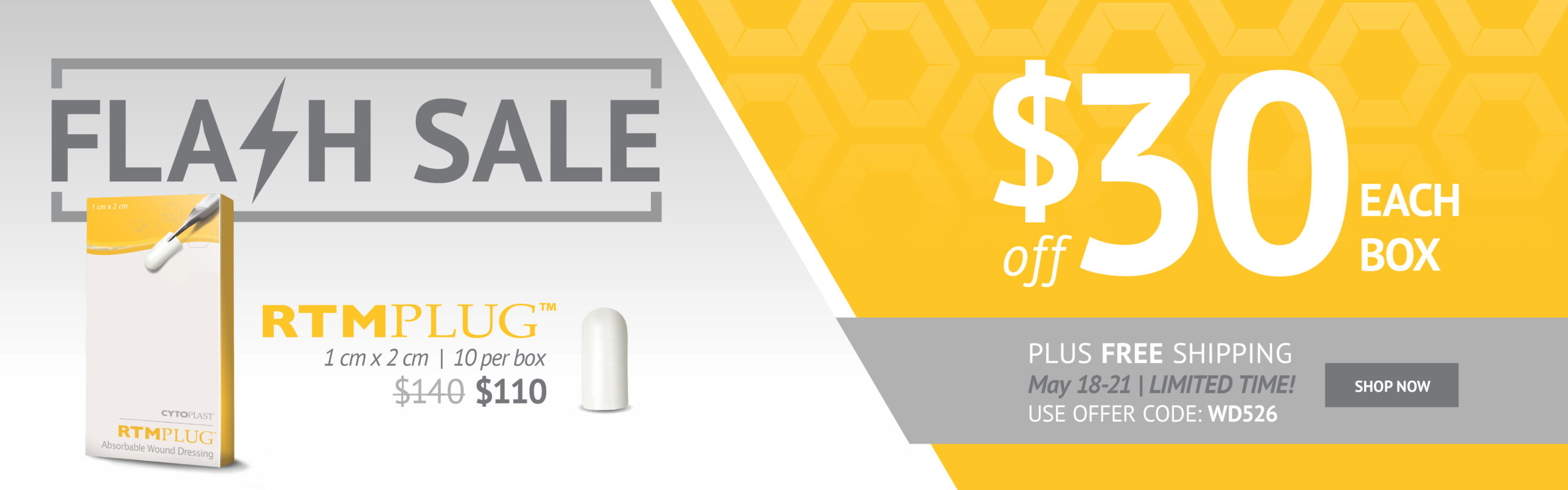 RTMPlugs – $30 off each box + Free 2nd Day Shipping – May 18th – 21st