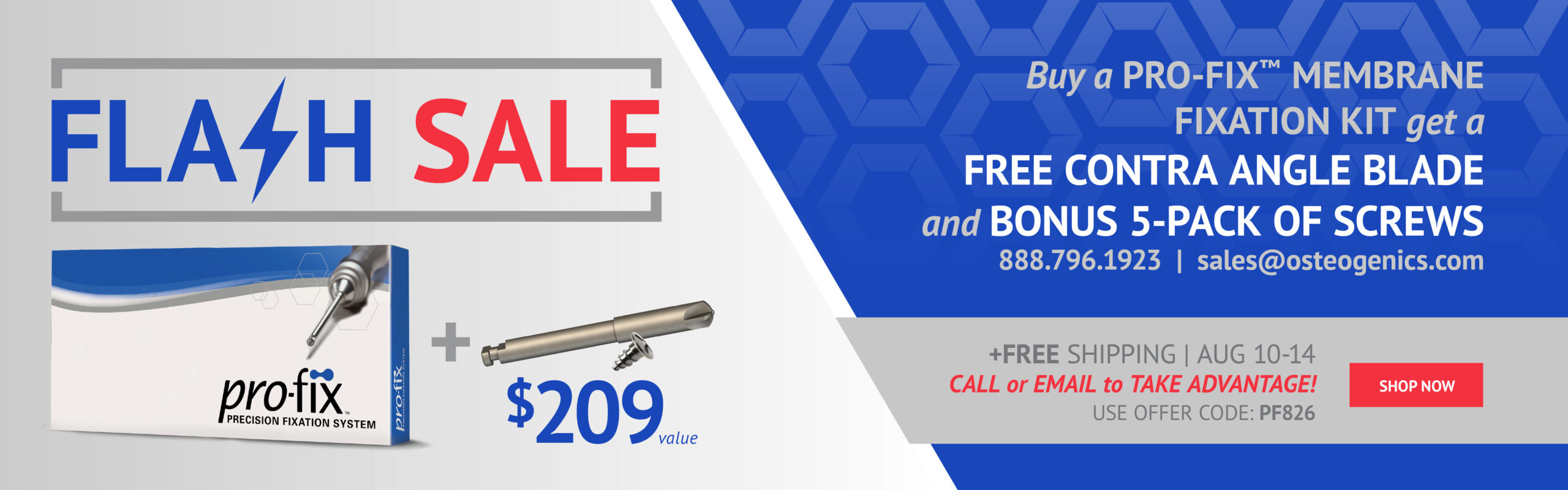 Flash Sale Profix – Free Contra Angle Blade 10-14 August
